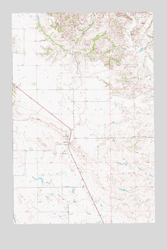Sioux Pass, MT USGS Topographic Map