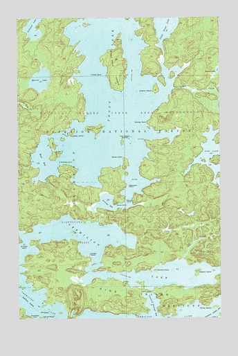 Sioux Pine Island, MN USGS Topographic Map