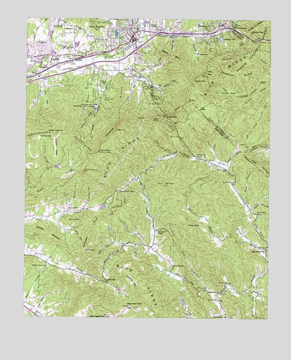 Black Mountain, NC USGS Topographic Map