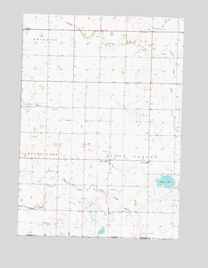 Sioux Valley, MN USGS Topographic Map