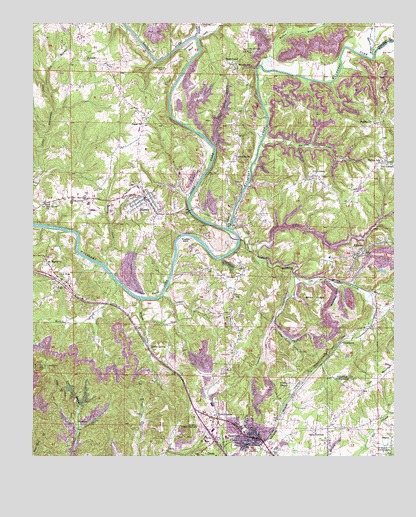 Sipsey, AL USGS Topographic Map