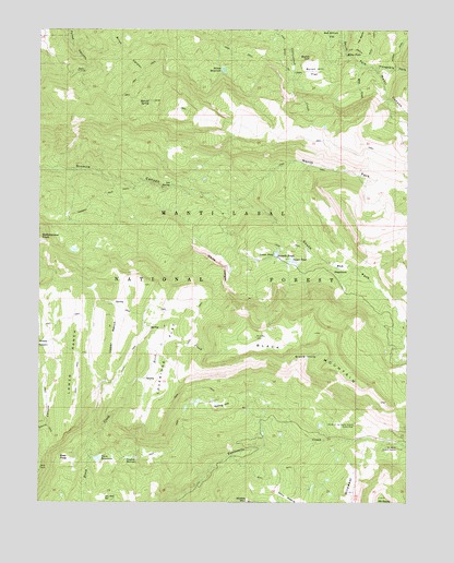 Black Mountain, UT USGS Topographic Map