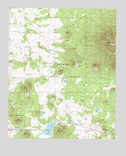 Sitgreaves Mountain, AZ USGS Topographic Map