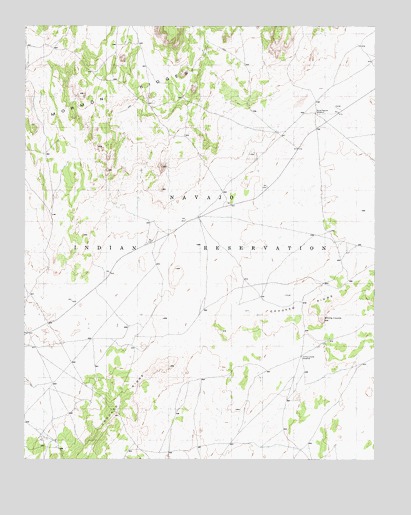 Sitting Coyote Hill, AZ USGS Topographic Map