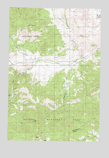 Black Mountain, MT USGS Topographic Map