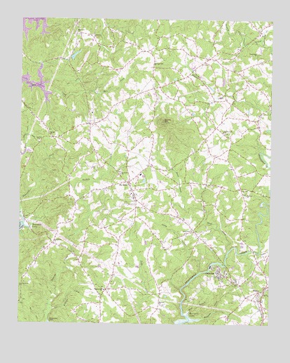 Six Mile, SC USGS Topographic Map