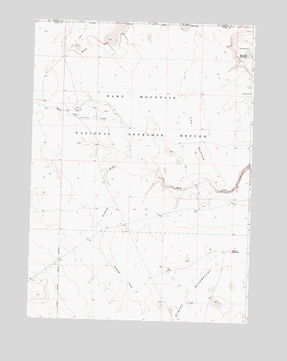 Sixmile Draw, OR USGS Topographic Map