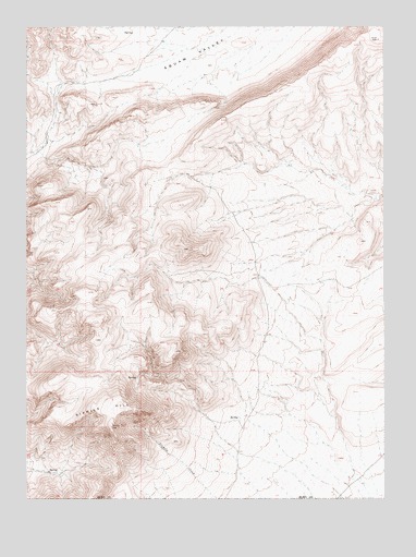Sixmile Hill, NV USGS Topographic Map
