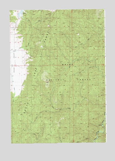 Sixmile Point, ID USGS Topographic Map
