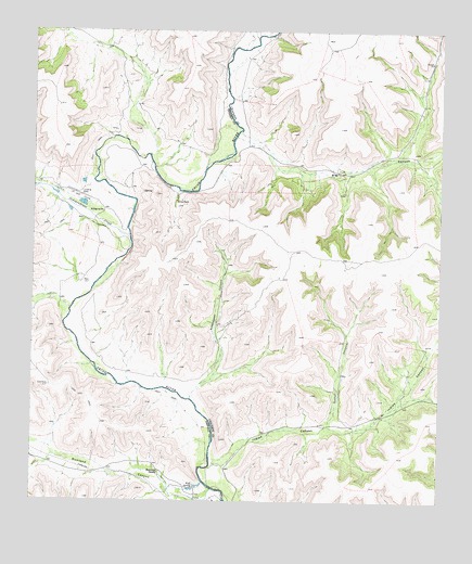 Sixshooter Canyon, TX USGS Topographic Map