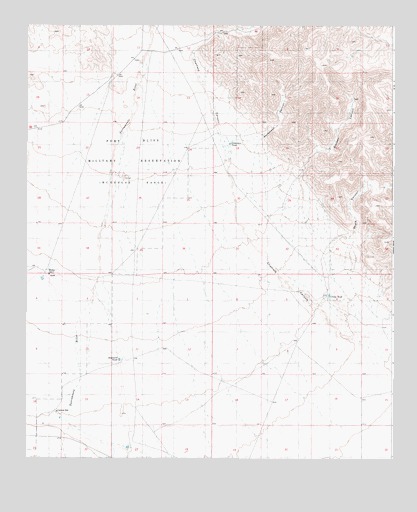 Sixteen Canyon, NM USGS Topographic Map