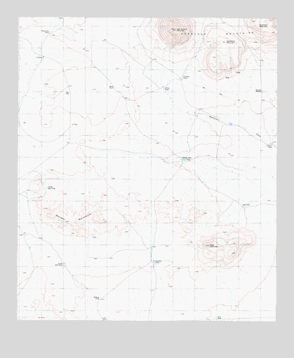 Sixteen Mountains, TX USGS Topographic Map