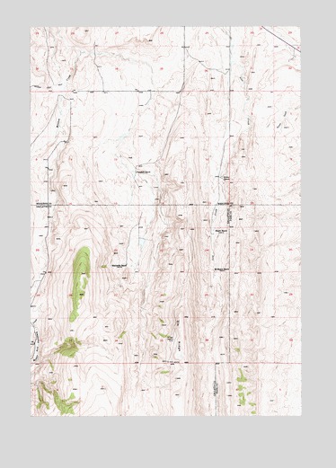 Sixteen NE, MT USGS Topographic Map