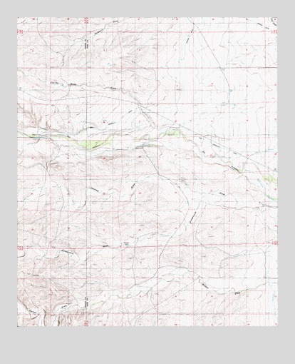 Sixteenmile Draw East, NM USGS Topographic Map