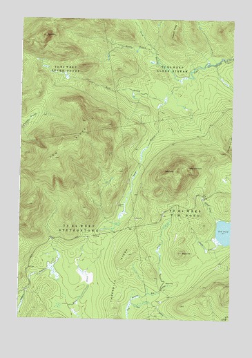 Black Mountain, ME USGS Topographic Map