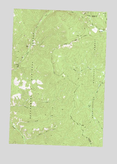 Skalkaho Pass, MT USGS Topographic Map