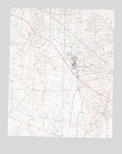 Skellytown, TX USGS Topographic Map