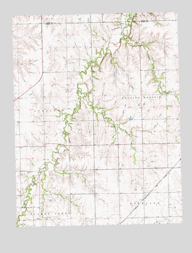 Skiddy, KS USGS Topographic Map
