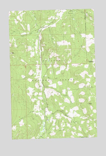 Skillet Mountain, MT USGS Topographic Map