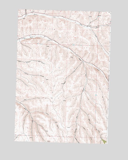Skinners Fork, OR USGS Topographic Map