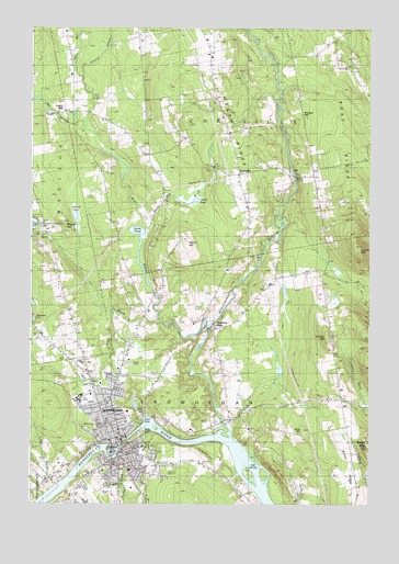 Skowhegan, ME USGS Topographic Map