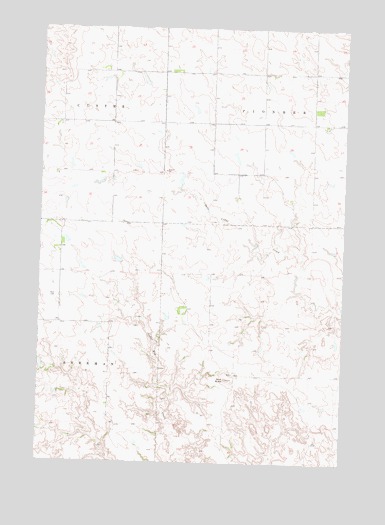 Skull Butte, SD USGS Topographic Map