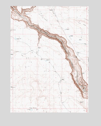 Skull Creek, OR USGS Topographic Map