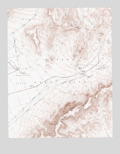Skull Mountain, NV USGS Topographic Map