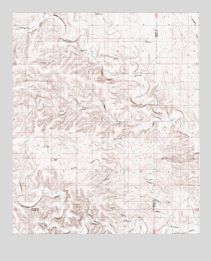 Skunk Canyon, NM USGS Topographic Map