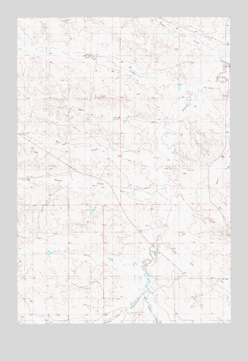 Skunk Creek, MT USGS Topographic Map