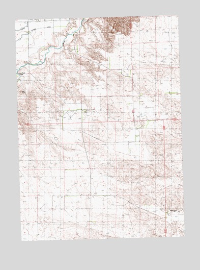 Skunk Lake NE, NE USGS Topographic Map