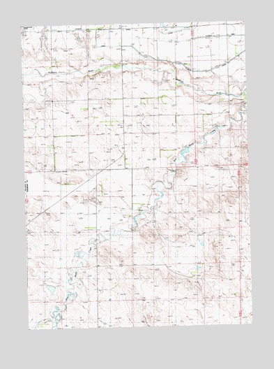 Skunk Lake NW, NE USGS Topographic Map