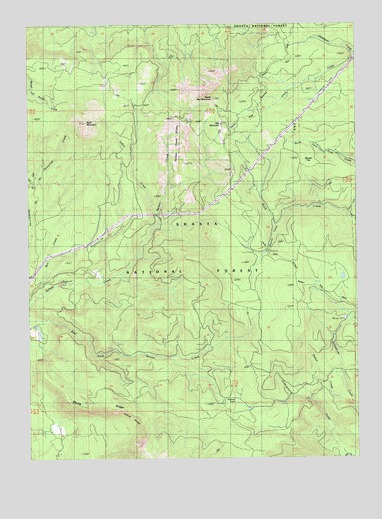 Skunk Ridge, CA USGS Topographic Map