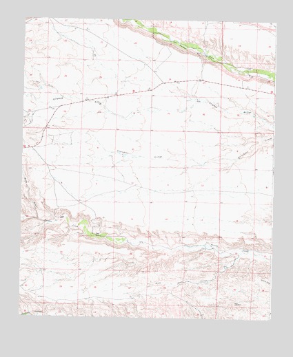 Skute Stone Arroyo, NM USGS Topographic Map