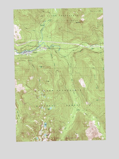 Skykomish, WA USGS Topographic Map