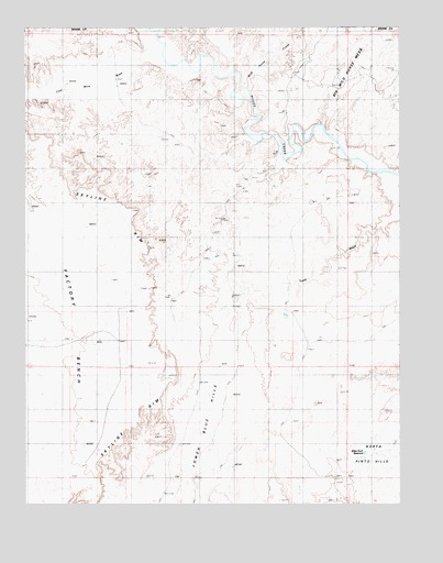 Skyline Rim, UT USGS Topographic Map