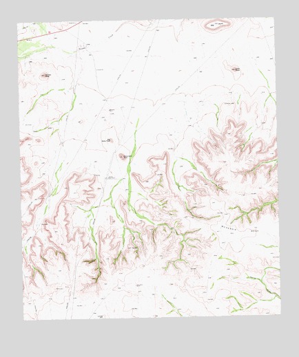 Skyscraper Peak, TX USGS Topographic Map