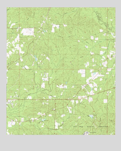 Slagle, LA USGS Topographic Map