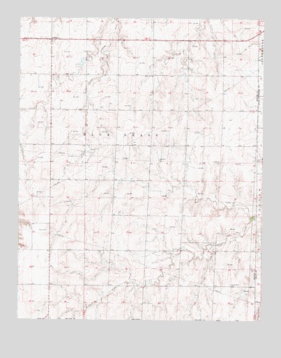 Slapout, OK USGS Topographic Map