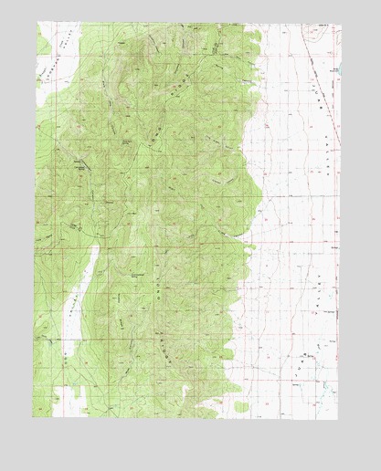 Slate Jack Canyon, UT USGS Topographic Map