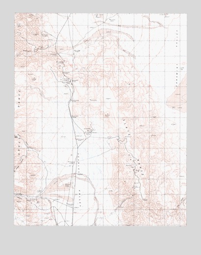 Slate Range Crossing, CA USGS Topographic Map