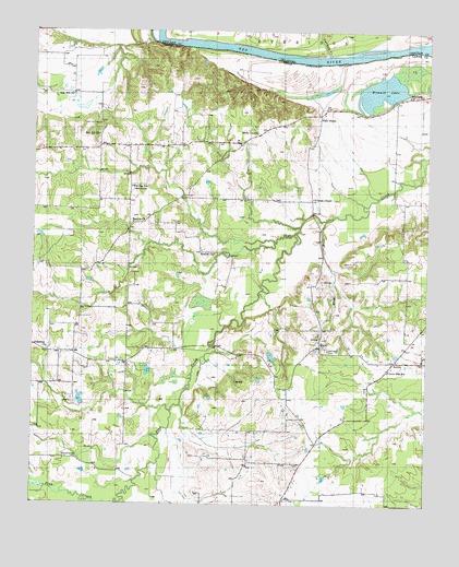 Slate Shoals, TX USGS Topographic Map