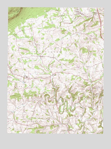 Slatedale, PA USGS Topographic Map