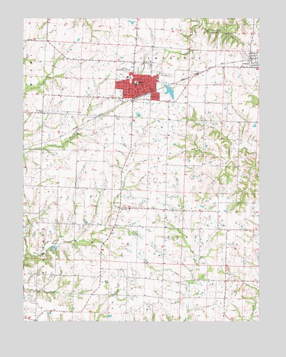 Slater, MO USGS Topographic Map