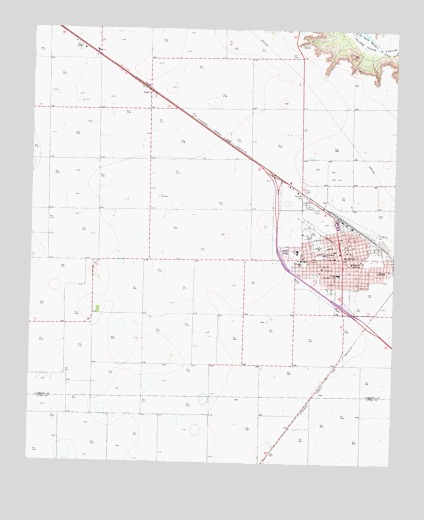 Slaton, TX USGS Topographic Map