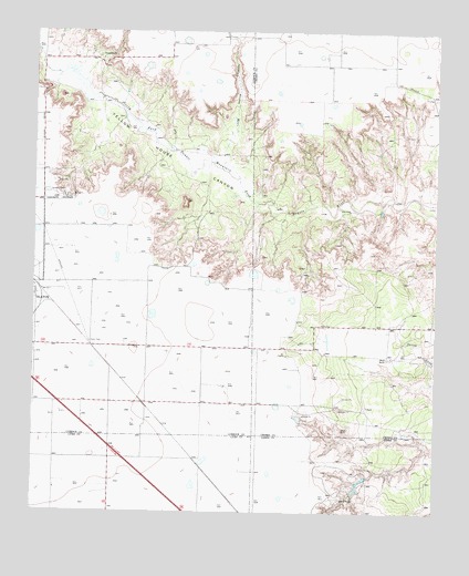 Slaton NE, TX USGS Topographic Map