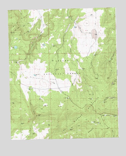 Slaughter Mesa, NM USGS Topographic Map