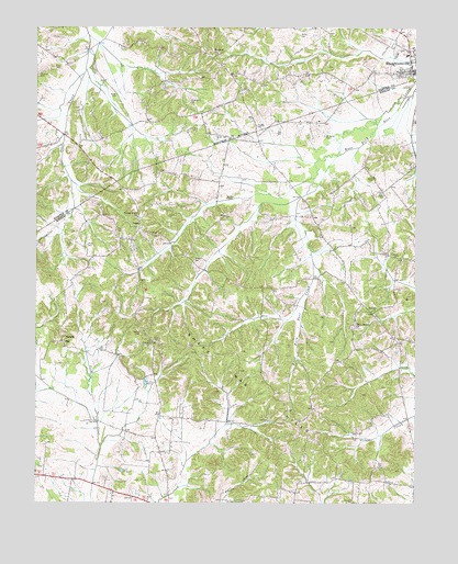 Slaughters, KY USGS Topographic Map
