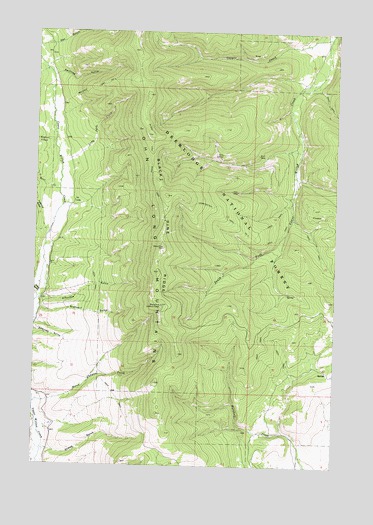 Black Pine Ridge, MT USGS Topographic Map