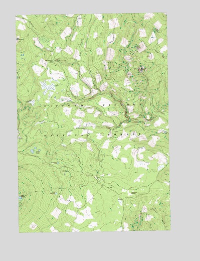 Sleeping Beauty, WA USGS Topographic Map